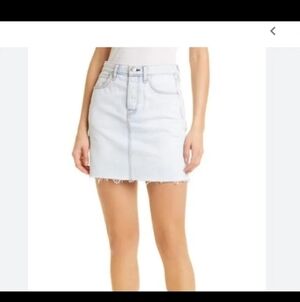 Rag & Bone denim mini skirt